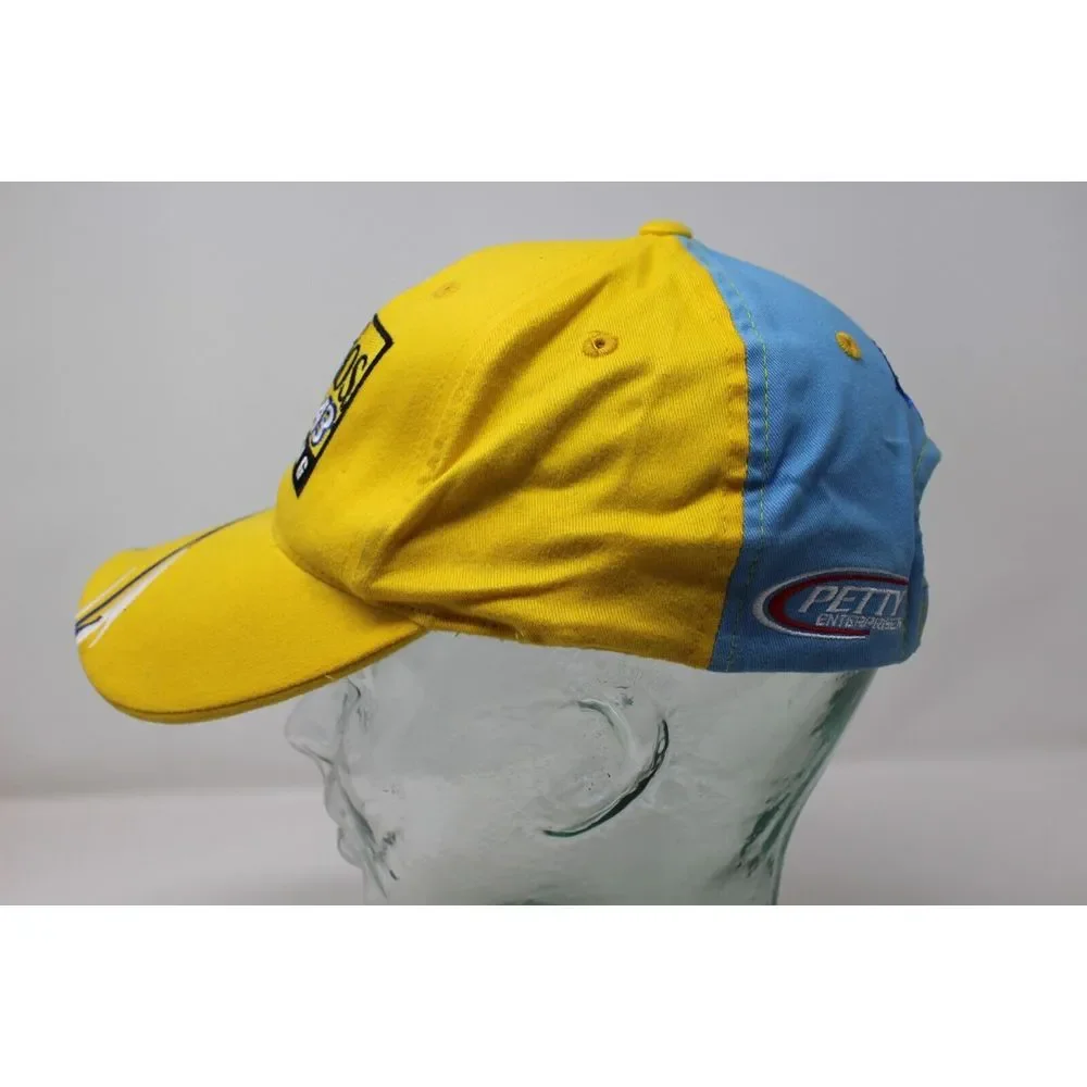 Checkered Flag Sports Cheerios Racing Petty Pit Cap Hat Bobby Labonte Vintage 43